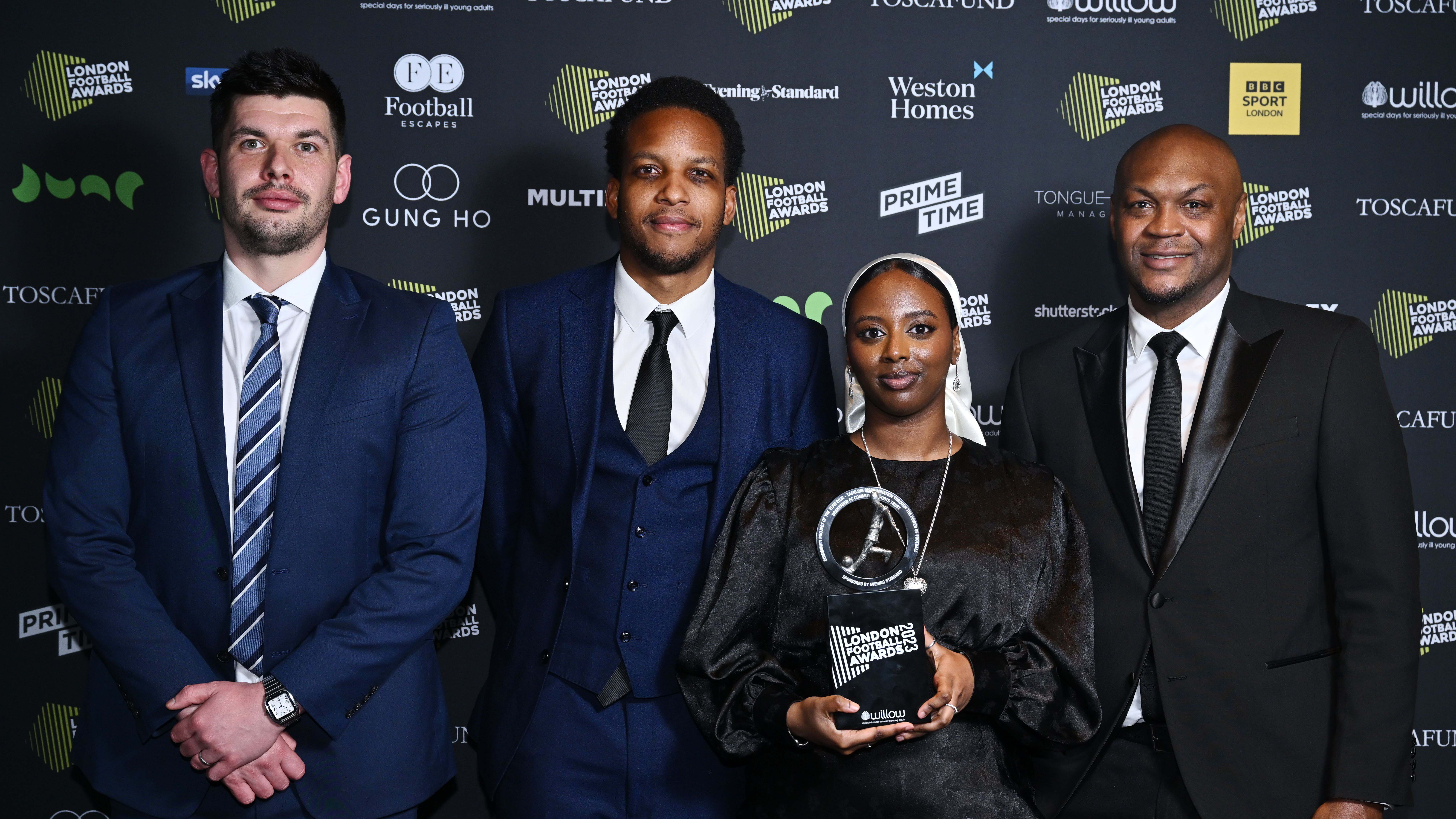 Brentford FC Community Sports Trust receives London Football Award