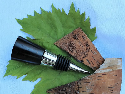handgedrechselter Zierkorken aus Wenge