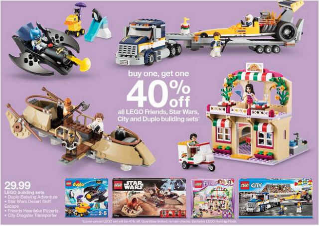LEGO Target Sale