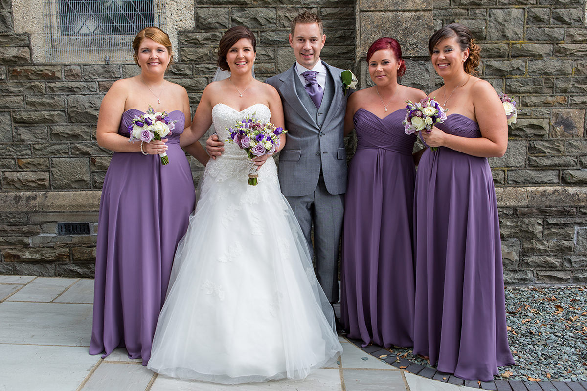 Wales | Powys | Glangrwyney | Summer | Vintage | DIY | Purple | Country House | Real Wedding | Art By Design Photography #Bridebook #RealWedding #WeddingIdeas Bridebook.co.uk 