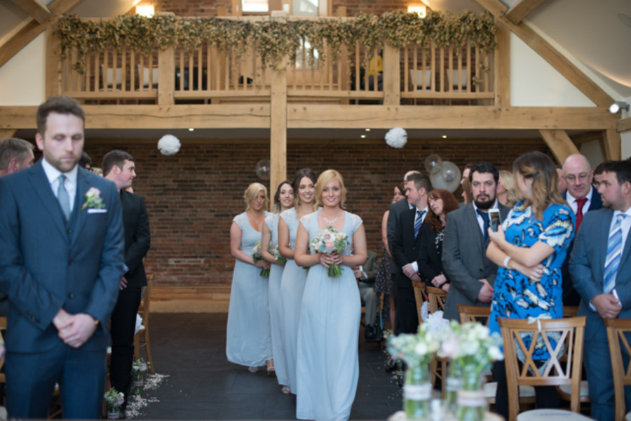 Midlands | Leicestershire | Spring | Rustic | Country | Pink | Barn | Real Wedding | Kayleigh Pope #Bridebook #RealWedding #WeddingIdeas Bridebook.co.uk 