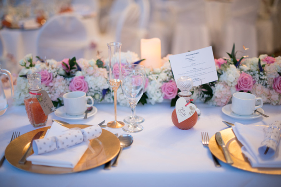 West Midlands | Warwickshire | Winter | Christmas | Pink | Gold | Country House | Real Wedding | Kayleigh Pope #Bridebook #RealWedding #WeddingIdeas Bridebook.co.uk 