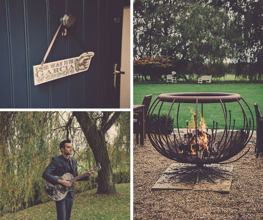 Rustic | Outdoor | Country | Autumn | Orange | Oxfordshire | Mill House Hotel | Peter Smart #Bridebook #RealWedding #WeddingIdeas #MillHouseHotel Bridebook.co.uk 