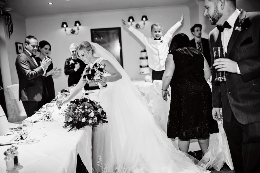 South West | Hampshire | Lymington | Winter | Traditional | Christmas | Maroon | Brown | Hotel | Real Wedding | Jennie Franklin #Bridebook #RealWedding #WeddingIdeas Bridebook.co.uk 