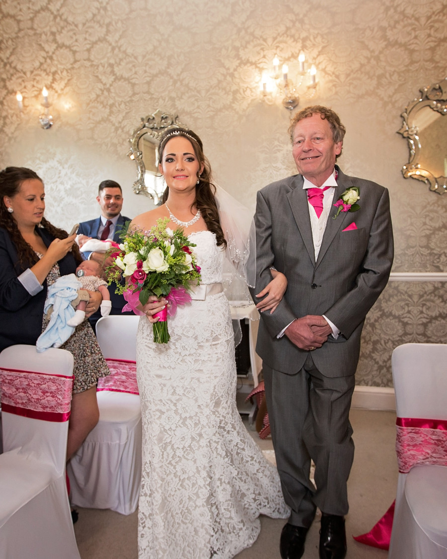 South West | Hampshire | Christchurch | Autumn | DIY | Classic | Marquee | Pink | White | Hotel | Real Wedding | Jennie Franklin #Bridebook #RealWedding #WeddingIdeas Bridebook.co.uk