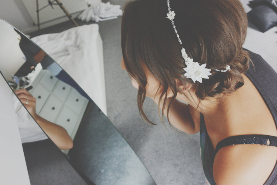 South West | Cornwall | Porthtowan | Autumn | Coastal | DIY | Blue | White | Bar | Real Wedding | Helen Court Photography #Bridebook #RealWedding #WeddingIdeas Bridebook.co.uk 