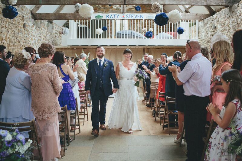 South West | Dorset | Bridport | Summer | DIY | Rustic | Blue | White | Barn | Real Wedding | Helen Lisk Photography #Bridebook #RealWedding #WeddingIdeas Bridebook.co.uk 