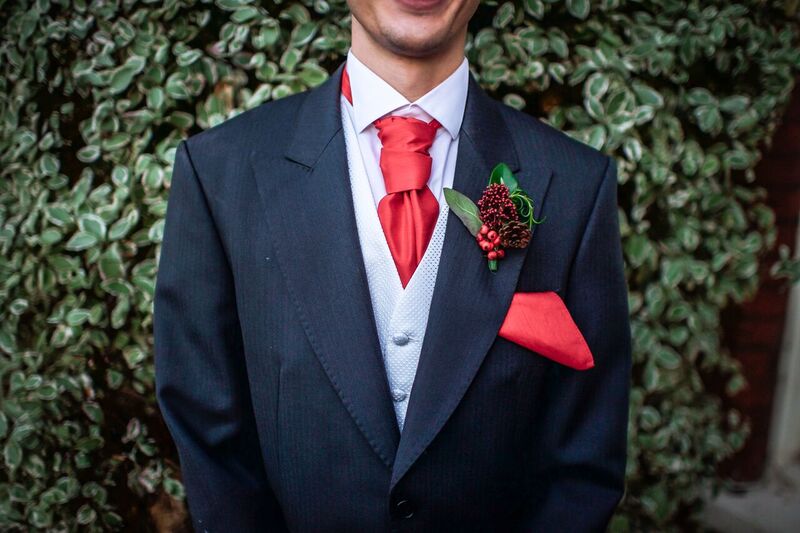 South East | Norfolk | Norwich | Winter | Natural | Rustic | Blue | Red | Historic Buillding | Real Wedding | Hajley Photography #Bridebook #RealWedding #WeddingIdeas Bridebook.co.uk