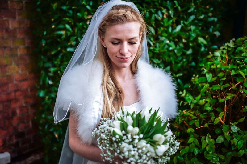 South East | Norfolk | Norwich | Winter | Natural | Rustic | Blue | Red | Historic Buillding | Real Wedding | Hajley Photography #Bridebook #RealWedding #WeddingIdeas Bridebook.co.uk