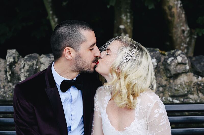 Scotland | Lanarkshire | Glasgow | Autumn | Coastal | Outdoor | Vintage | Purple | Red | Castle | Real Wedding | Hajley Photography #Bridebook #RealWedding #WeddingIdeas Bridebook.co.uk