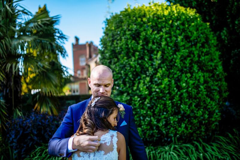 South East | Sussex | Crawley | Summer | Outdoor | Garden | Blue | Orange | Manor House | Real Wedding | Hajley Photography #Bridebook #RealWedding #WeddingIdeas Bridebook.co.uk 