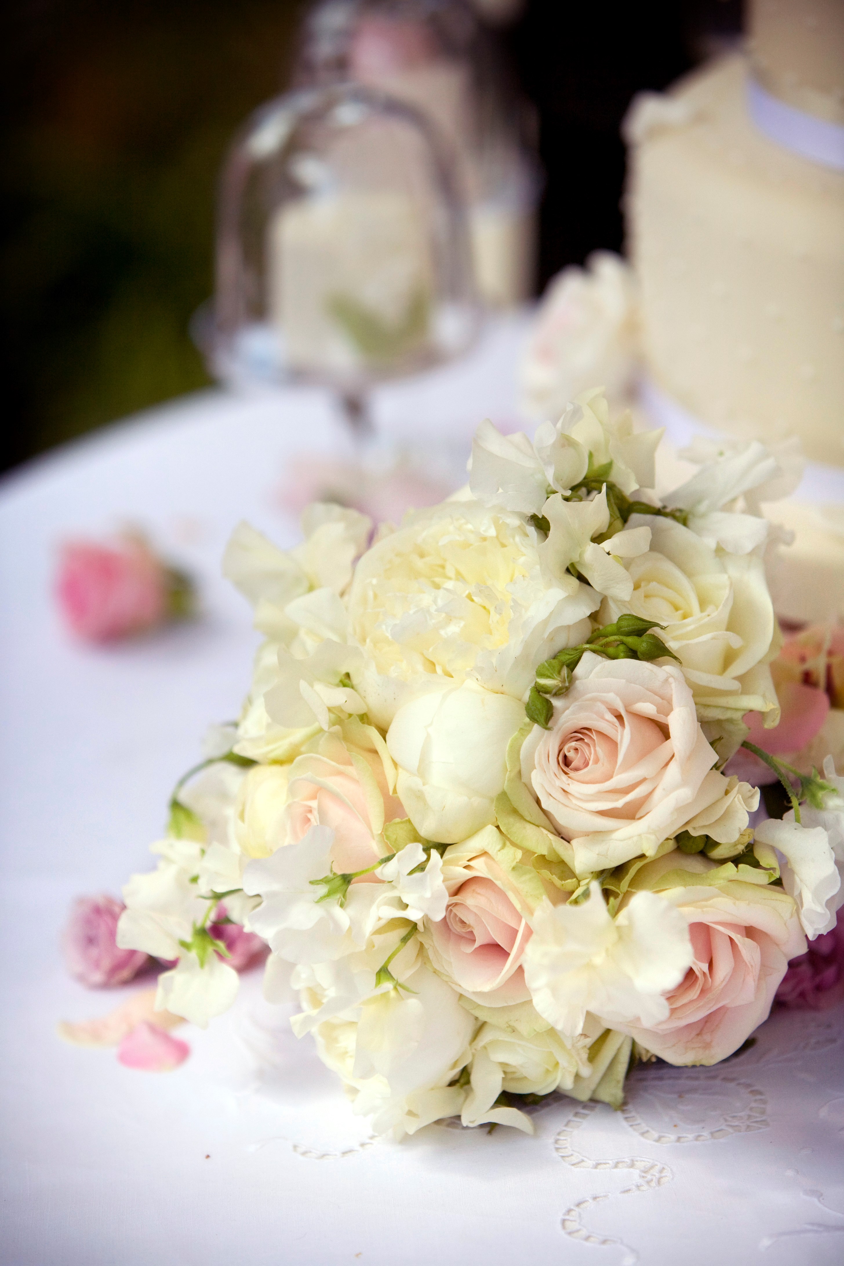 bridebook.co.uk flowers on a table