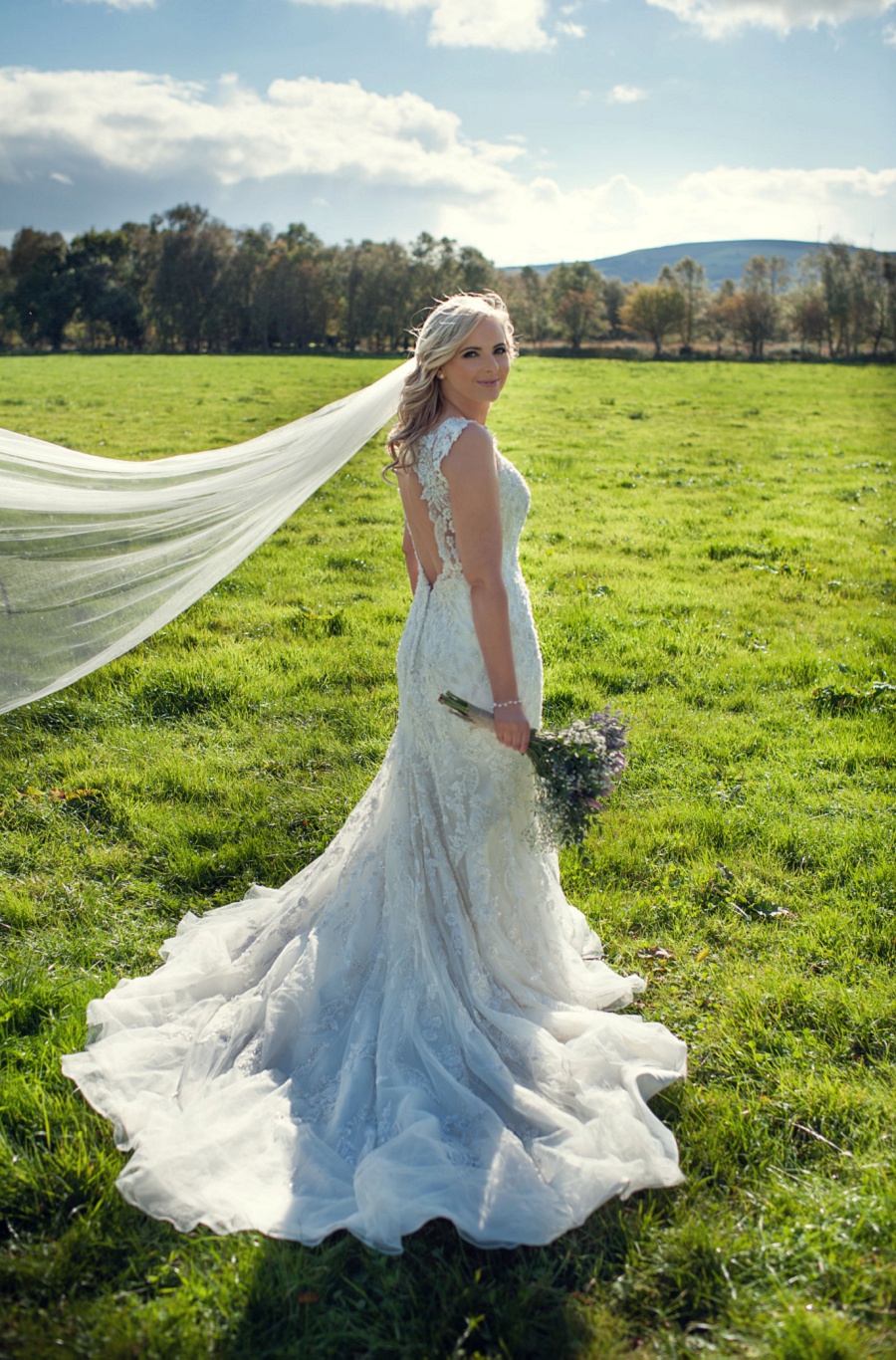 Northern Ireland | Ballymena | Belfast | Spring | DIY | Vintage | Rustic | Blue | Purple | Reception Venue | Real Wedding | Denise Leacock Photography #Bridebook #RealWedding #WeddingIdeas Bridebook.co.uk 