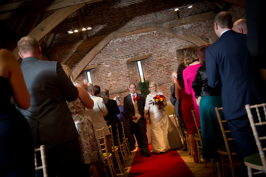 South East | Norfolk | Beccles | Autumn | DIY | Classic | Orange | Brown | Barn | Real Wedding | Si Grand Photography #Bridebook #RealWedding #WeddingIdeas Bridebook.co.uk 