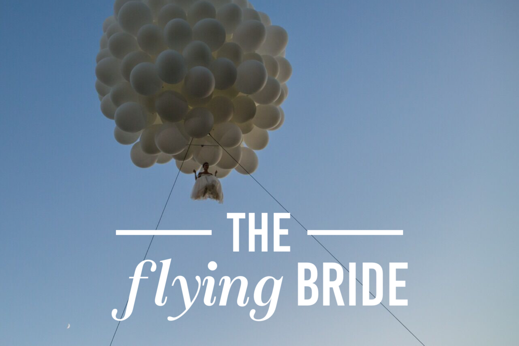 Bridebook.co.uk the flying bride