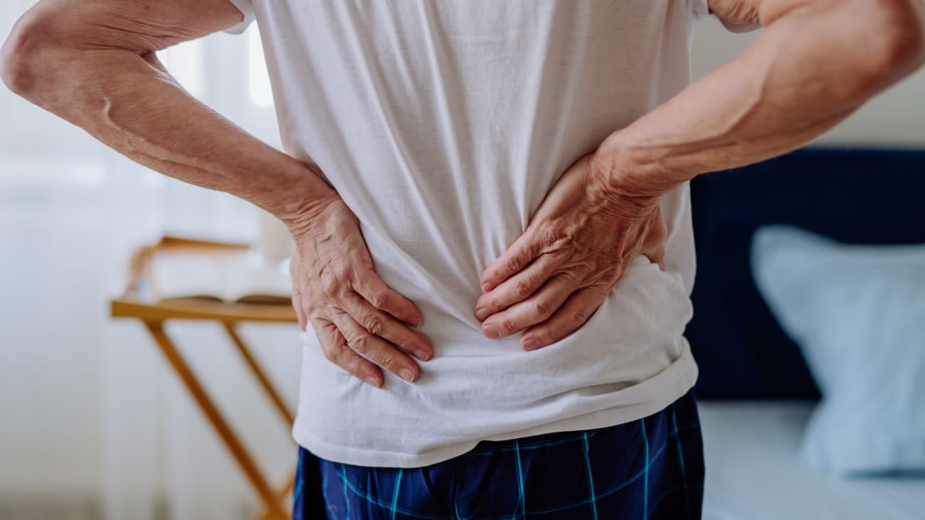 Cedars-Sinai investigators have taken promising steps toward understanding the root causes of disk-associated low-back pain. Photo by Getty.