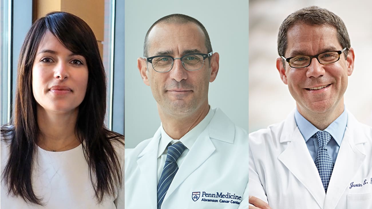 From Left to Right: Rinad Beidas, PhD, Robert A. Schnoll, PhD, and Justin E. Bekelman, MD