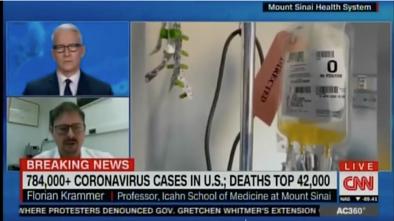 CNN Interview: Florian Krammer, PhD, Discusses Antibodies, Immunity, and COVID-19