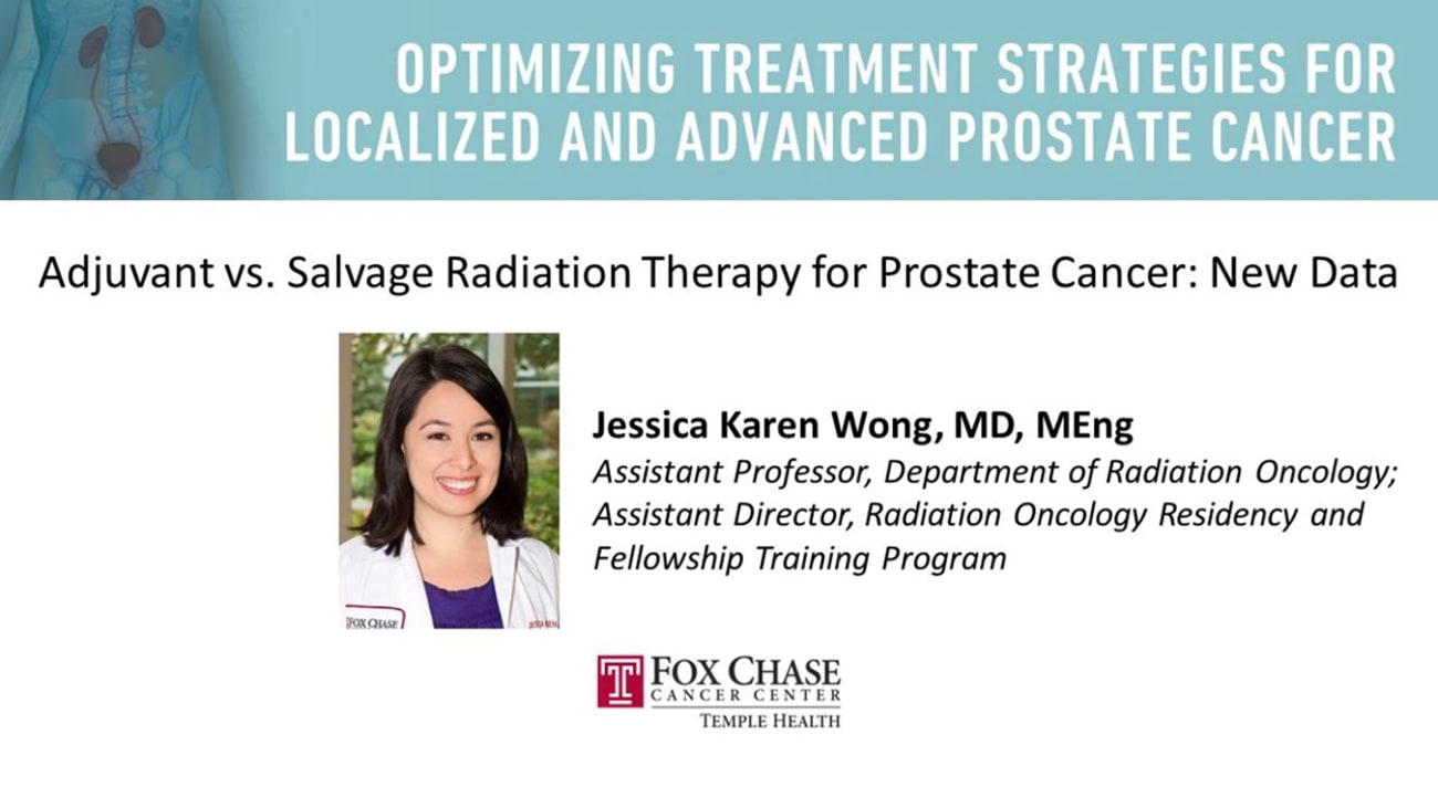 Adjuvant Vs Salvage Radiation Therapy For Prostate Cancer New Data 4265