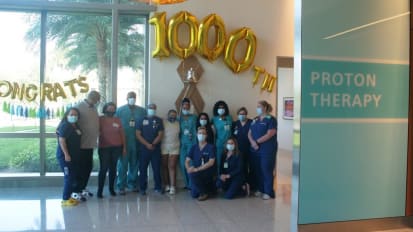 Milestone: Teen is 1,000th Patient Treated with Proton Therapy at Baptist Health’s Miami Cancer Institute