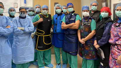 Heart team performs first transfemoral transseptal mitral valve replacement procedure