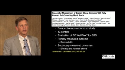 Endotherapy for Benign Biliary Strictures Secondary to Chronic Pancreatitis, by Paul Tarnasky, MD