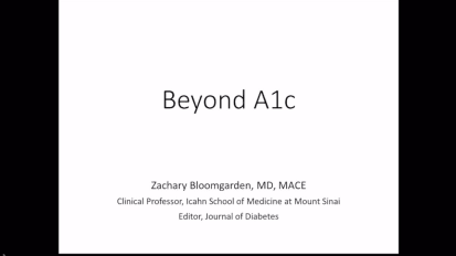 Beyond A1c