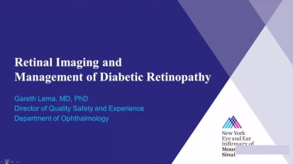 Retinal Imaging and Management of Diabetic Retinopathy