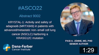 ASCO22: Pasi Janne, MD, PhD on lung cancer research