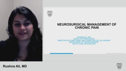 Neurosurgical interventions for chronic pain