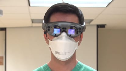 Mixed reality goggles help preparations for complex procedures