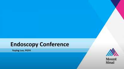 Endoscopy Conference 9/11/20