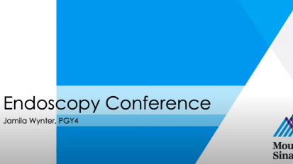 Endoscopy Conference 1/8/21