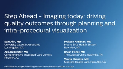 Imaging today: driving quality outcomes through planning and intra-procedural visualization 