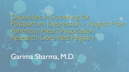 Disparities in Screening for Postpartum Depression - Insights From American Heart Association Research Goes Red Registry