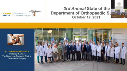 An update: UC Davis Orthopaedics