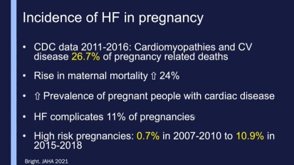 Heart Failure During Pregnancy