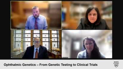 Ophthalmic genetics: From genetic testing to clinical trials - webinar