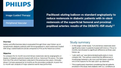 DEBATE ISR Clinical Summary DCB vs PTA (liistro)