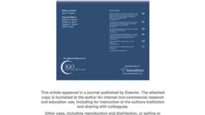 Robotically assisted laparoscopic hysterectomy versus total abdominal hysterectomy and lymphadenectomy for endometrial cancer