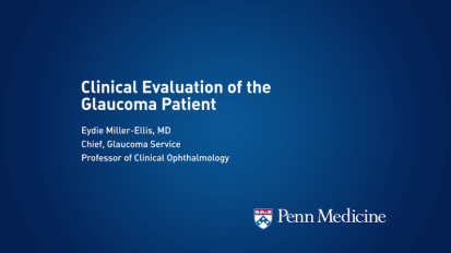 Clinical Evaluation of the Glaucoma Patient