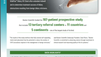 Prospective Multinational Study Published on Management of Benign Biliary Strictures