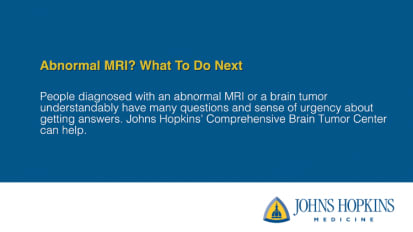 Abnormal MRI? What To Do Next