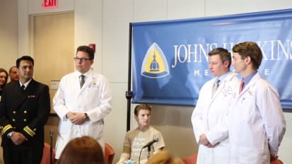 Double Arm Transplant Press Conference