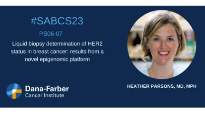 Heather Parsons, MD, MPH Discusses Liquid Biopsy