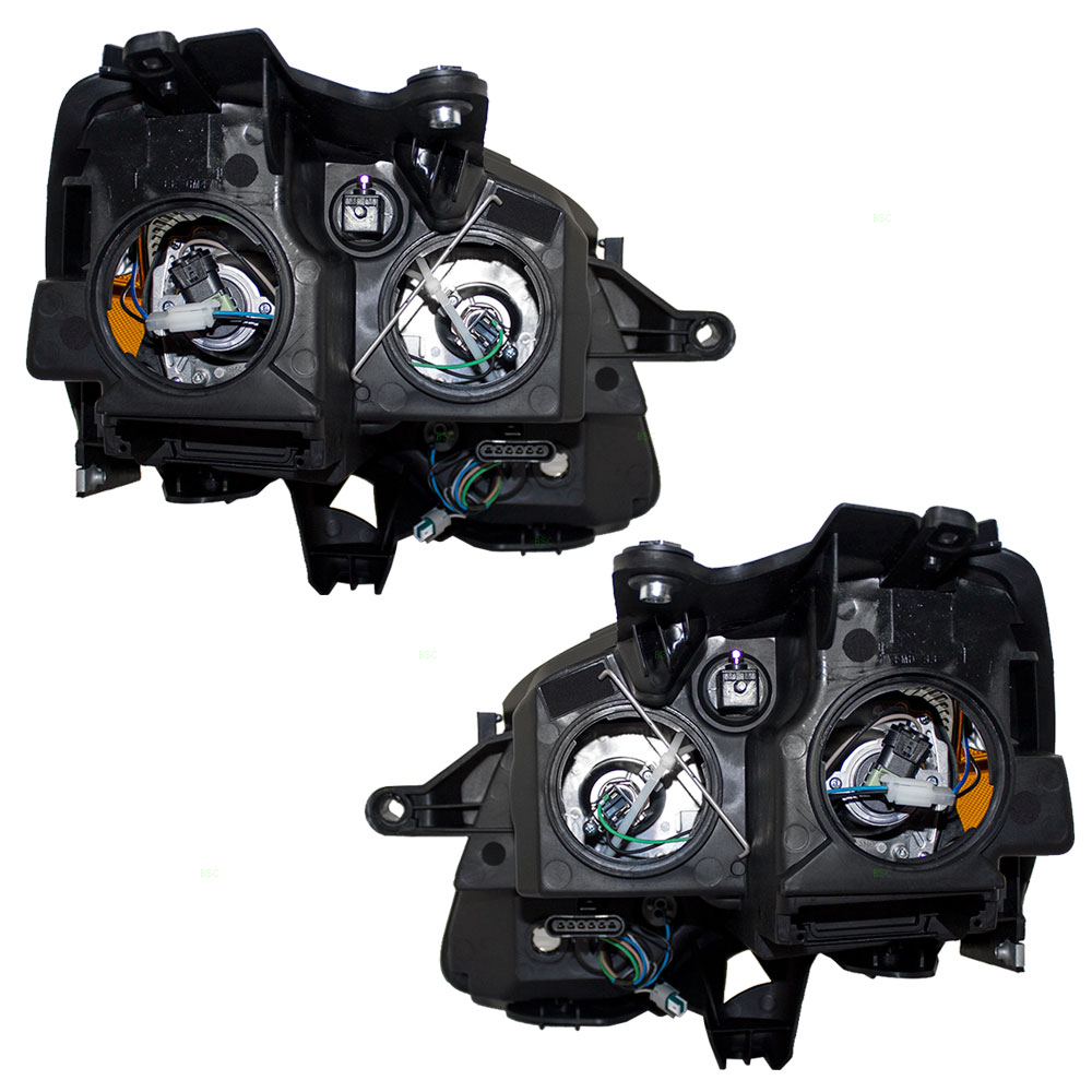 0712 GMC Acadia New Pair Set Halogen Headlight