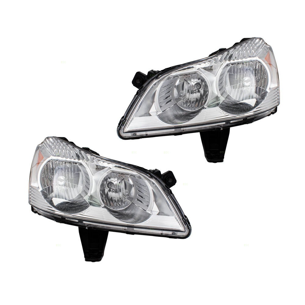 09 12 Chevrolet Traverse Set Of Headlights