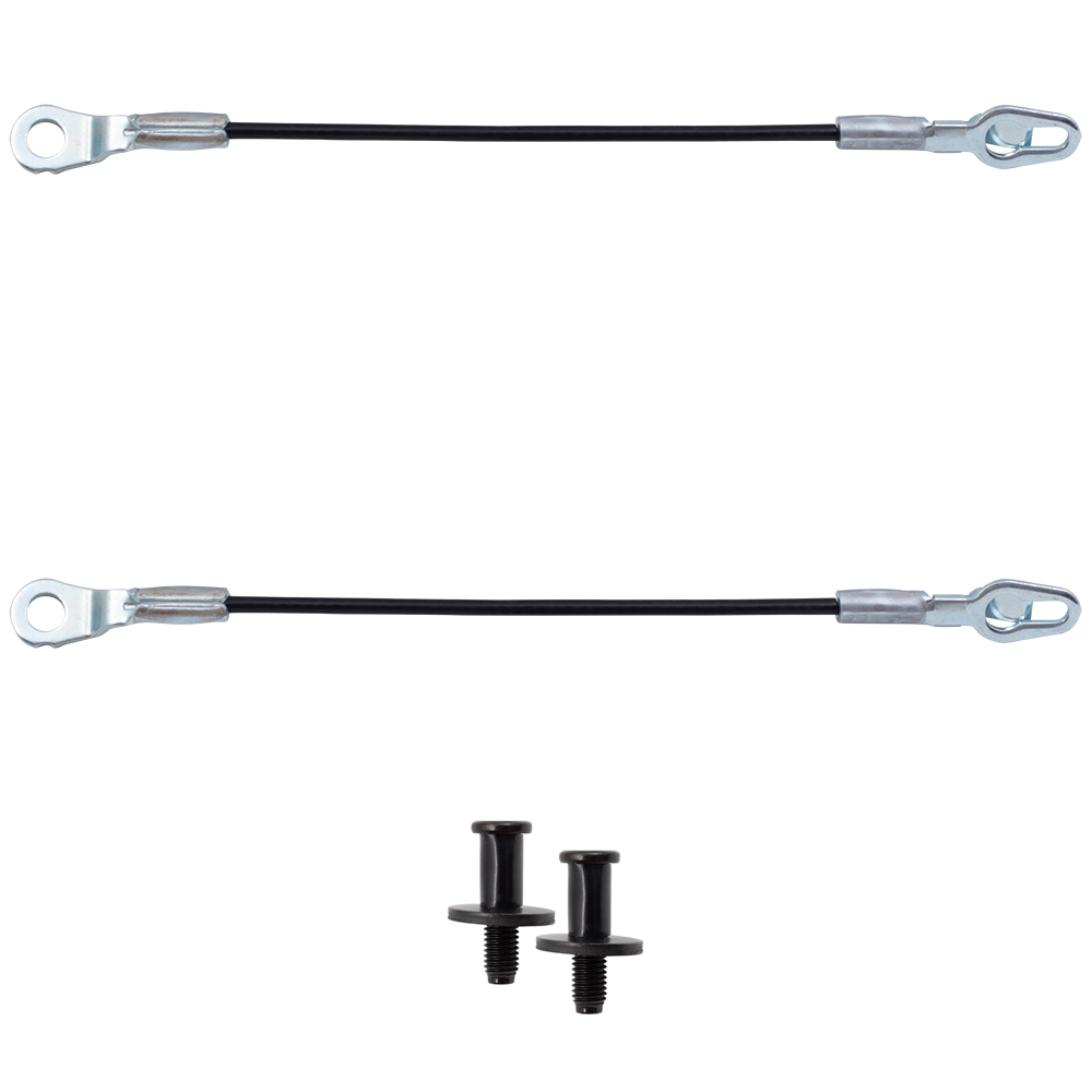 New 4 Pc Set Tailgate Cable with Striker Bolt Chevrolet Cadillac Pickup