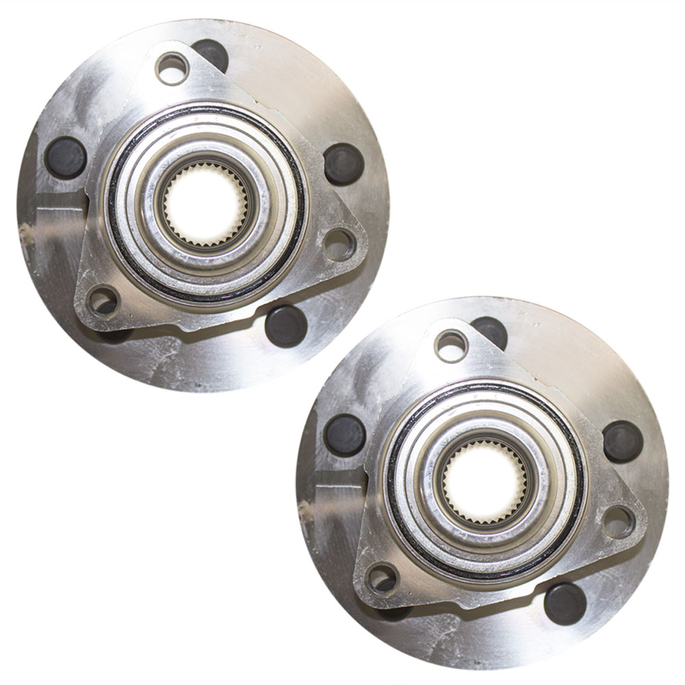 0205 Dodge Ram 1500 Pickup Truck Set of Front Wheel Hub and Bearings