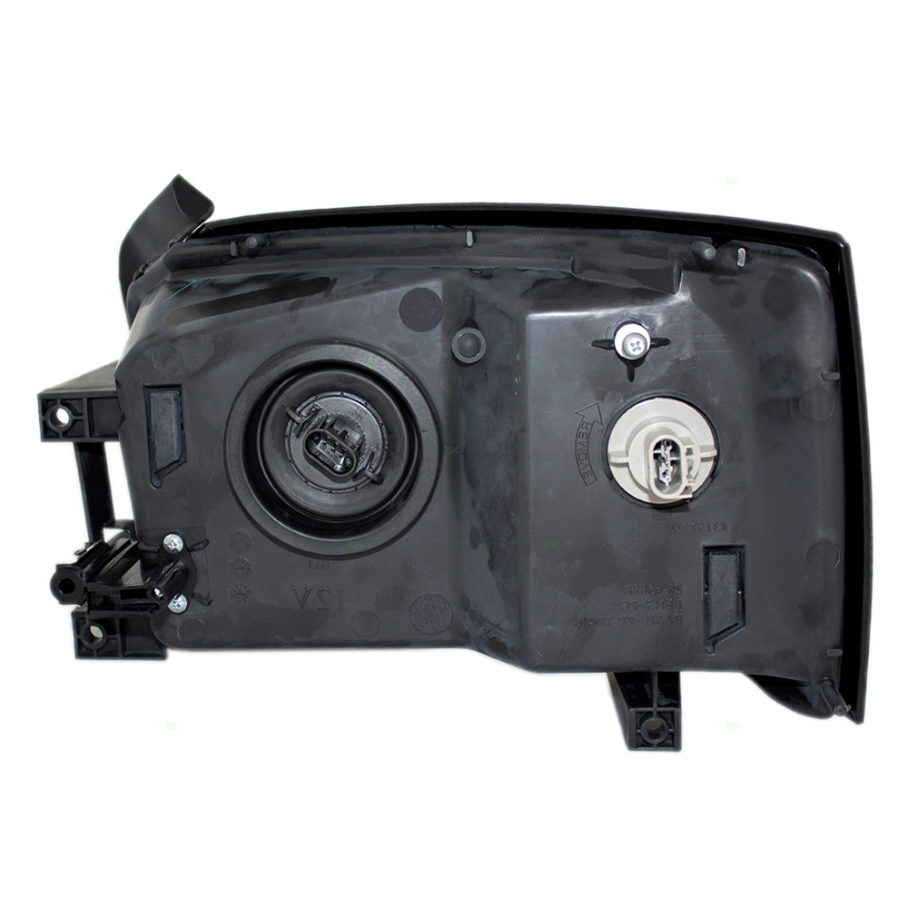 0607 Dodge Dakota Truck New Passengers Headlight Headlamp Lens Housing w/Black